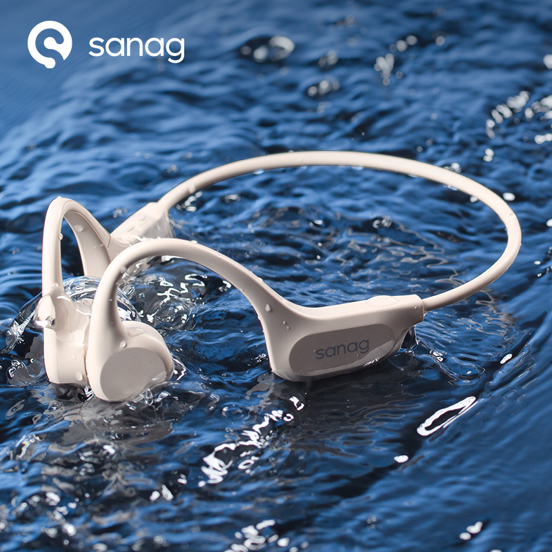 Bone Conduction Running Headphones - Sanag B60S IPX8 Su Geçirmez Bluetooth