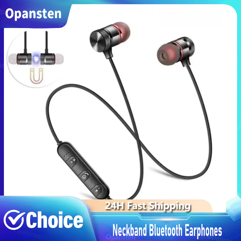 Magnetic Neckband Sports Earphones - Boyun Bandı Bluetooth Kulaklık, Manyetik, 4.2,