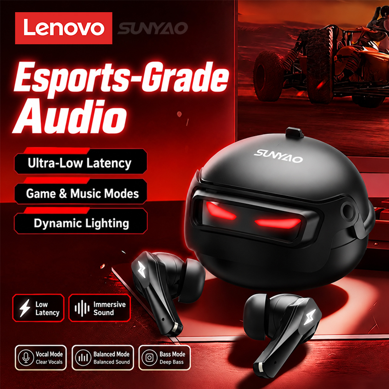 Type C Wired Earphones With Mic - Seçenek: Lenovo GT101 Oyun Kulaklığı, Kablosuz
